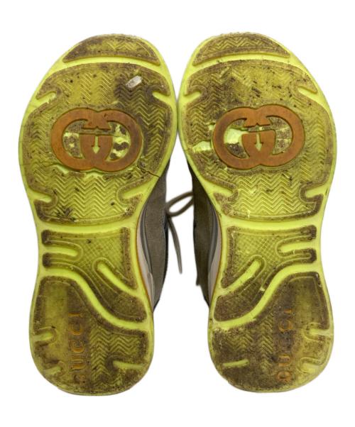 GUCCI（グッチ）GUCCI (グッチ) ウルトラスペーススニーカー シルバー×ベージュ サイズ:6の古着・服飾アイテム