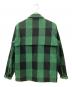 STYLE EYES (スタイルアイズ) バッファローチェックジップジャケット グリーン×ブラック サイズ:M：7000円