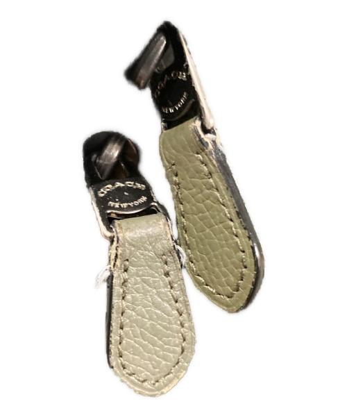 COACH（コーチ）COACH (コーチ) レザーデイパック ブラック×カーキの古着・服飾アイテム