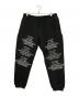 LEFT HAND LA（レフトハンド ロサンゼルス）の古着「プリントスウェットパンツ」｜ブラック