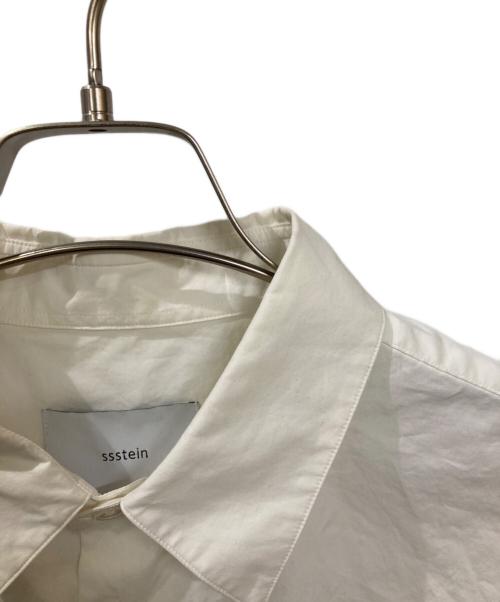 ssstein（シュタイン）ssstein (シュタイン) SUVIN COTTON OVERSIZED REGULAR COLLAR SHIRT ホワイト サイズ:Sの古着・服飾アイテム