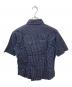 Vivienne Westwood man (ヴィヴィアン ウェストウッド マン) 半袖チェックシャツ ネイビー サイズ:46：6000円