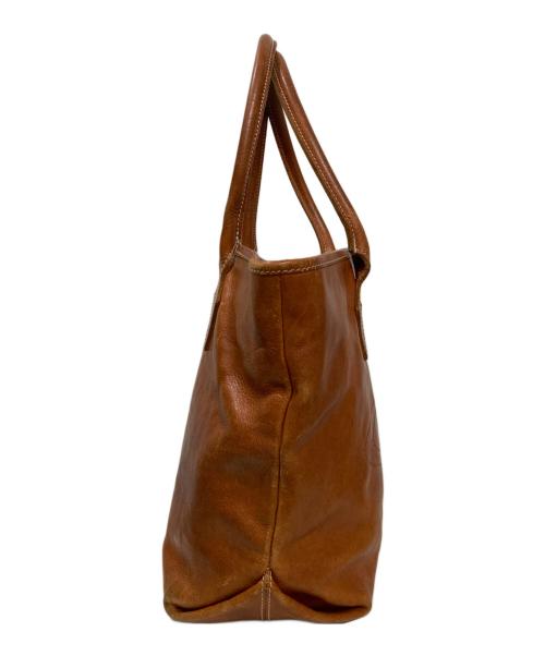 Vivienne Westwood（ヴィヴィアンウエストウッド）Vivienne Westwood (ヴィヴィアンウエストウッド) オーブレザートートバッグ ブラウンの古着・服飾アイテム