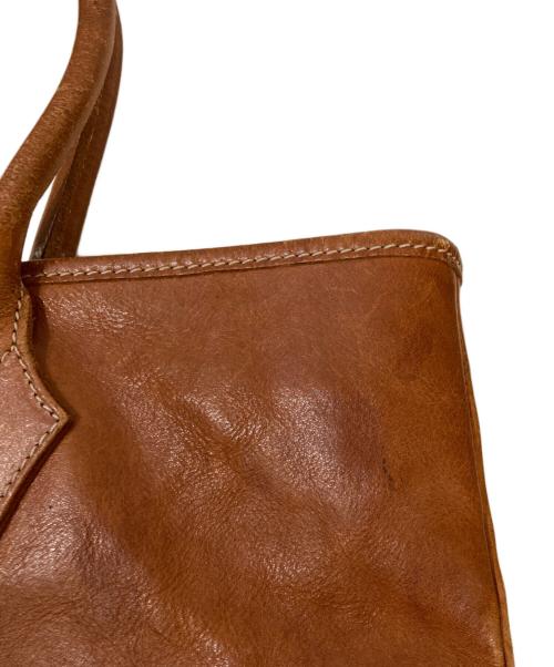 Vivienne Westwood（ヴィヴィアンウエストウッド）Vivienne Westwood (ヴィヴィアンウエストウッド) オーブレザートートバッグ ブラウンの古着・服飾アイテム