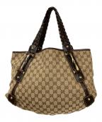 GUCCIグッチ）の古着「ホースビットGGキャンバスバッグ」