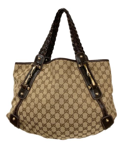 GUCCI（グッチ）GUCCI (グッチ) ホースビットGGキャンバスバッグの古着・服飾アイテム