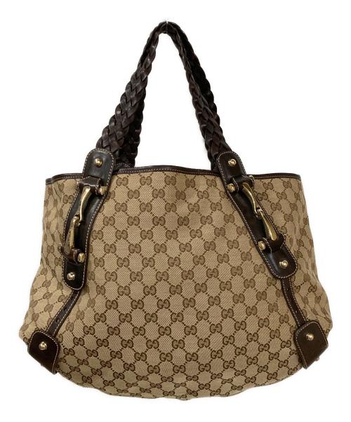 GUCCI（グッチ）GUCCI (グッチ) ホースビットGGキャンバスバッグの古着・服飾アイテム