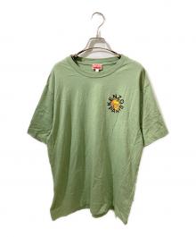 KENZO（ケンゾー）の古着「オレンジプリントTシャツ」｜グリーン