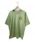 KENZO（ケンゾー）の古着「オレンジプリントTシャツ」｜グリーン