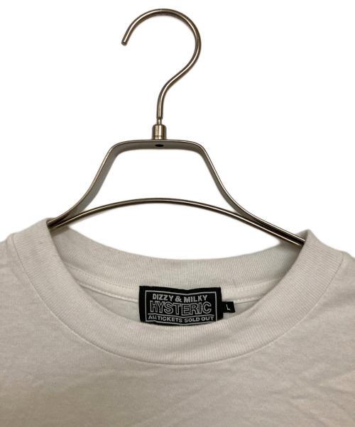Hysteric Glamour（ヒステリックグラマー）Hysteric Glamour (ヒステリックグラマー) SUPER FUZZ#4 Tシャツ ホワイト サイズ:Lの古着・服飾アイテム