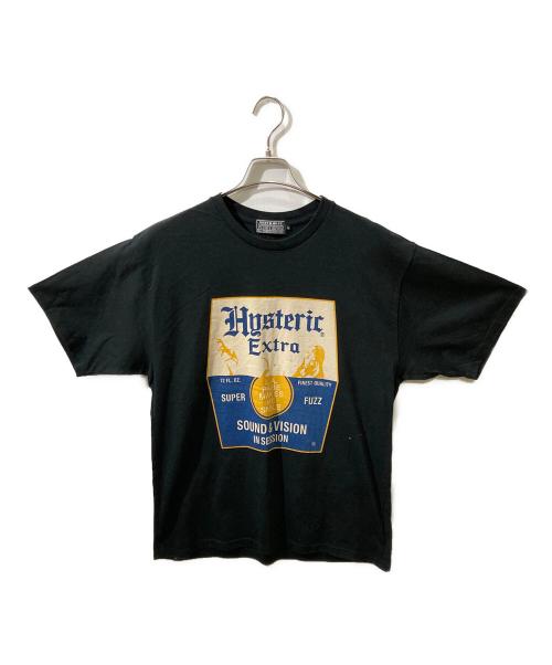 Hysteric Glamour（ヒステリックグラマー）Hysteric Glamour (ヒステリックグラマー) プリントTシャツ ブラック サイズ:Lの古着・服飾アイテム