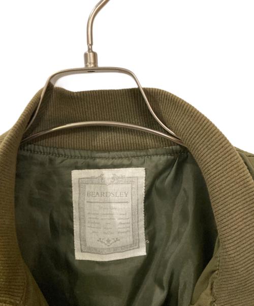 BEARDSLEY（ビアズリー）BEARDSLEY (ビアズリー) フレアMA-1ブルゾン カーキ サイズ:FREEの古着・服飾アイテム