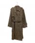 stein（シュタイン）の古着「OVERSIZED OVERLAPED TRENCH COAT」｜ブラウン