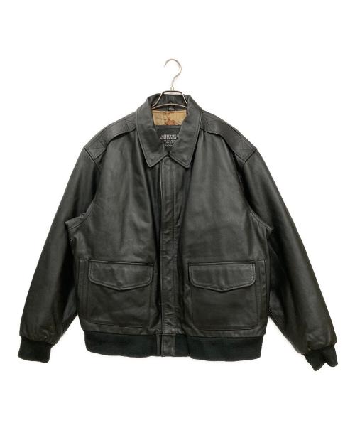 US ARMY（ユーエスアーミー）US ARMY (ユーエスアーミー) TYPE A-2/フライトジャケット ブラック サイズ:2XLの古着・服飾アイテム