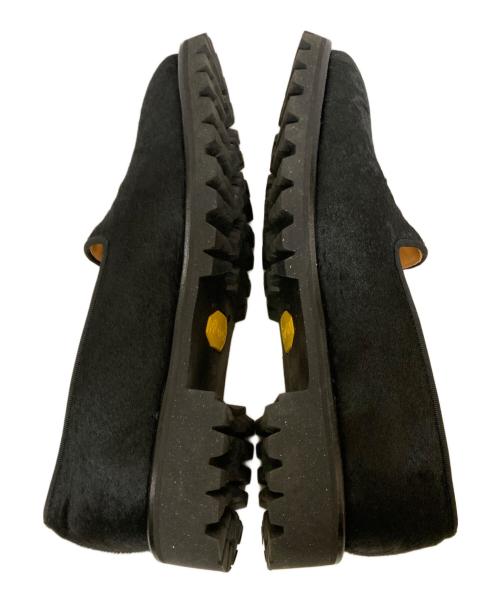 40CARATS&525（フォーティーカラッツアンドゴーニーゴ）40CARATS&525 (フォーティーカラッツアンドゴーニーゴ) vibramソールハラコローファー ブラック サイズ:50の古着・服飾アイテム