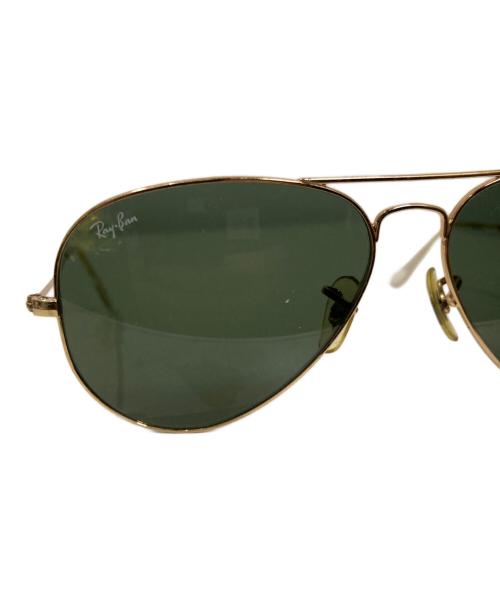 RAY-BAN（レイバン）RAY-BAN (レイバン) AVIATOR CLASSIC/サングラス ゴールド×グリーンの古着・服飾アイテム