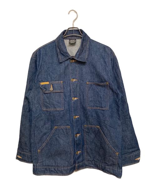 PRISON BLUES（プリズンブルース）PRISON BLUES (プリズンブルース) カバーオール インディゴ サイズ:SMサイズの古着・服飾アイテム