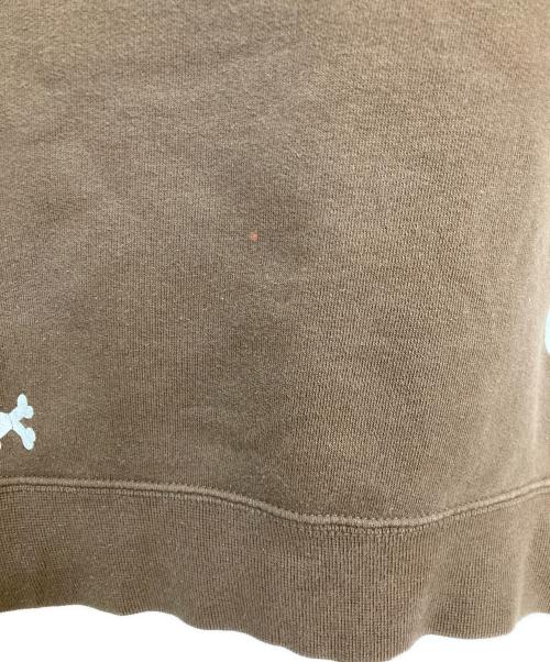 stussy（ステューシー）stussy (ステューシー) 00Sプリントスウェット ブラウン サイズ:Lの古着・服飾アイテム