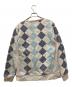 OLD STUSSY (オールドステューシー) 00S アーガイルスウェット ブルー×グレー サイズ:XL：8000円