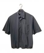 N.HOOLYWOODエヌ ハリウッド）の古着「HALF SLEEVE BIG SHIRT」｜ブラック