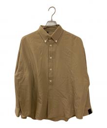 N.HOOLYWOOD（エヌ ハリウッド）の古着「ストレッチボタンダウンシャツ」｜ベージュ