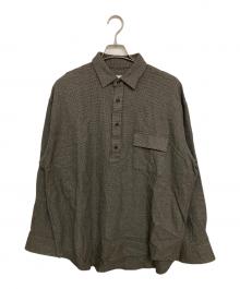 stein（シュタイン）の古着「Oversized Pullover Shirt」｜ブラウン