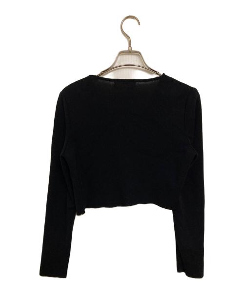 Rene（ルネ）Rene (ルネ) パールビジューボタンカーディガン ネイビー サイズ:Mの古着・服飾アイテム