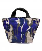 Herve Chapelierエルベシャプリエ）の古着「ナイロン舟型トートバック」｜ブルー