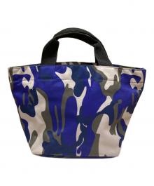 Herve Chapelier（エルベシャプリエ）の古着「ナイロン舟型トートバック」｜ブルー