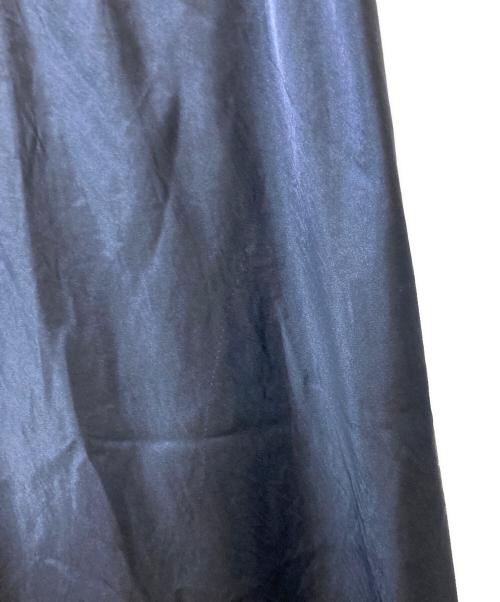 Noble（ノーブル）Noble (ノーブル) ナローAラインサテンスカート ブルー サイズ:Freeの古着・服飾アイテム