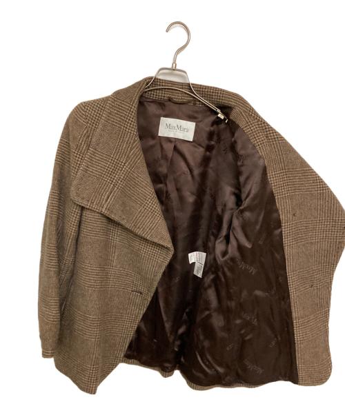 MaxMara（マックスマーラ）MaxMara (マックスマーラ) アルパカヴァージンウールコート ブラウン サイズ:42の古着・服飾アイテム