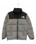 THE NORTH FACE（ザ ノース フェイス）の古着「Novelty Nuptse Jacket」｜ブラック×グレー