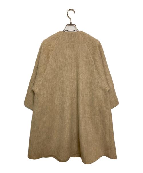 Demi-Luxe Beams（デミルクス ビームス）Demi-Luxe BEAMS (デミルクス ビームス) シャギーノーカラーコート ベージュ サイズ:FREEの古着・服飾アイテム