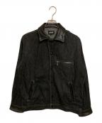 Schottショット）の古着「ネップブラックデニム ワークジャケット」｜ブラック