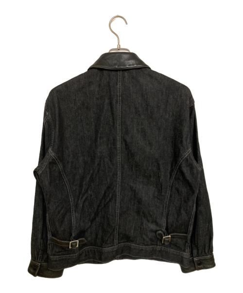 Schott（ショット）Schott (ショット) ネップブラックデニム ワークジャケット ブラック サイズ:Mの古着・服飾アイテム