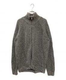 JOHN SMEDLEY（ジョンスメドレー）の古着「ウールカシミヤドライバーズニット」｜グレー