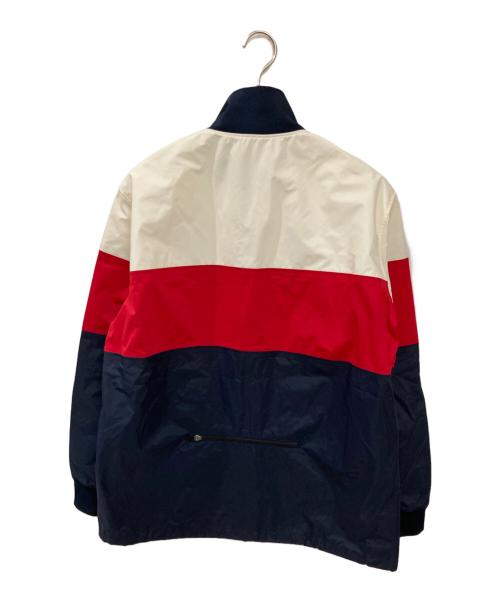 FRED PERRY（フレッドペリー）FRED PERRY (フレッドペリー) Wind Breaker/ナイロンジャケット レッド×ネイビー サイズ:Lの古着・服飾アイテム