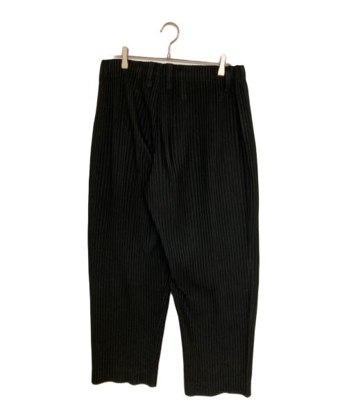 HOMME PLISSE ISSEY MIYAKE（オム プリッセ イッセイ ミヤケ）HOMME PLISSE ISSEY MIYAKE (オム プリッセ イッセイ ミヤケ) プリーツイージーパンツ ブラック サイズ:3の古着・服飾アイテム