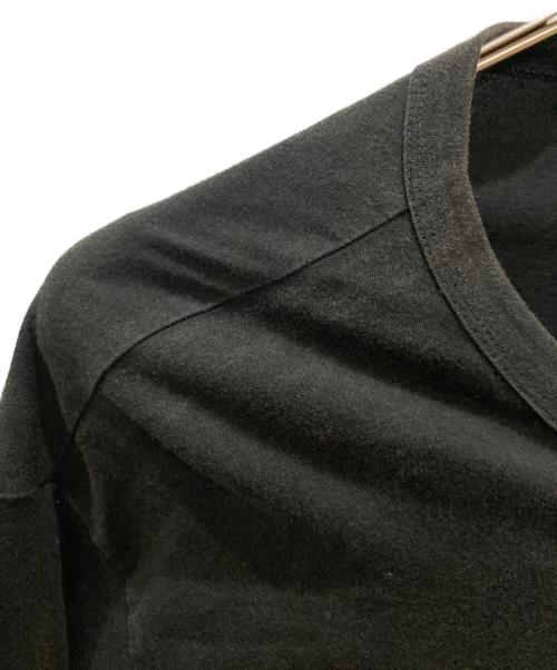 GROUND Y（グラウンドワイ）GROUND Y (グラウンドワイ) COTTON JERSEY JUMBO LONG SLEEVE T-SHIRT ブラック サイズ:3の古着・服飾アイテム