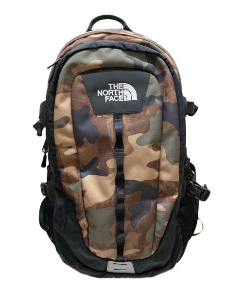 THE NORTH FACE（ザ ノース フェイス）THE NORTH FACE (ザ ノース フェイス) HOT SHOT/バックパック ブラウン×カーキの古着・服飾アイテム