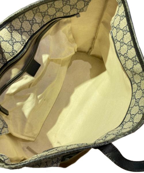 GUCCI（グッチ）GUCCI (グッチ) GGキャンバストートバッグ グレーの古着・服飾アイテム