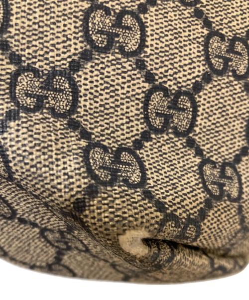 GUCCI（グッチ）GUCCI (グッチ) GGキャンバストートバッグ グレーの古着・服飾アイテム