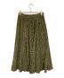 KENZO（ケンゾー）の古着「レオパード柄スカート」｜カーキ