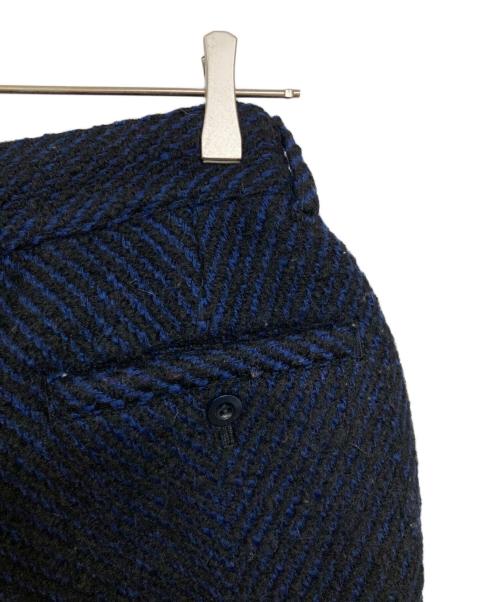 sacai（サカイ）sacai (サカイ) ギャザープリーツウールハーフパンツ ネイビー サイズ:2の古着・服飾アイテム