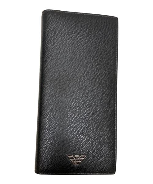 EMPORIO ARMANI（エンポリオ アルマーニ）EMPORIO ARMANI (エンポリオアルマーニ) 長財布 ブラックの古着・服飾アイテム