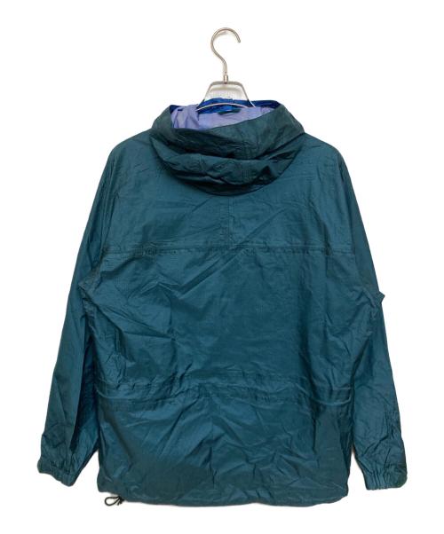 Patagonia（パタゴニア）Patagonia (パタゴニア) 90Sスーパープルマアノラックパーカー ブルー×グリーン サイズ:Mの古着・服飾アイテム