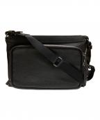 FUJI TAKAフジ タカ）の古着「レザーショルダーバッグ」｜ブラック