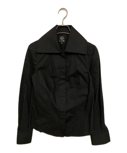 ALEXANDER McQUEEN（アレキサンダーマックイーン）ALEXANDER McQUEEN (アレキサンダーマックイーン) ビックカラーシャツ ブラック サイズ:38の古着・服飾アイテム