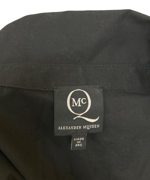 ALEXANDER McQUEEN（アレキサンダーマックイーン）ALEXANDER McQUEEN (アレキサンダーマックイーン) ビックカラーシャツ ブラック サイズ:38の古着・服飾アイテム