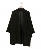 TROVEトローヴ）の古着「FLANNEL HAORI / フランネル羽織」｜ブラック